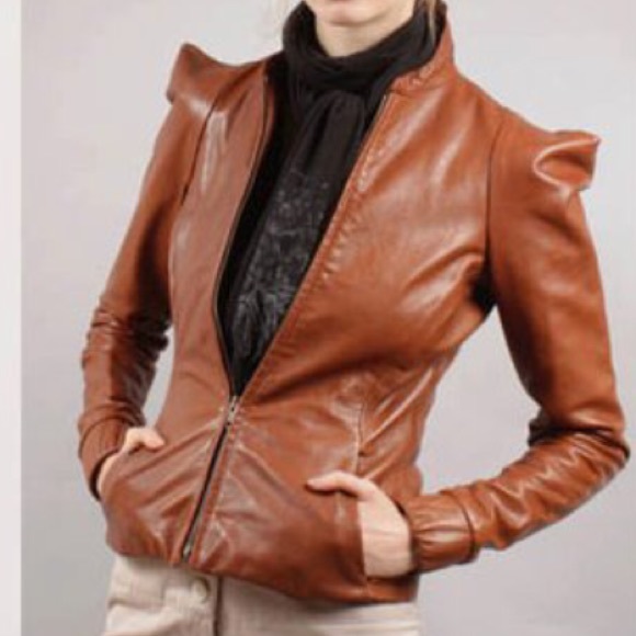 Thieves vegetable tanned leather jacket w/ pointed - Picture 8 of 8